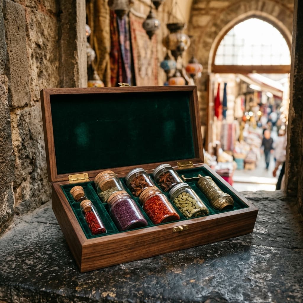 Exklusive Basar-Gewürze & Geschenksets (Hediyelik Baharat)