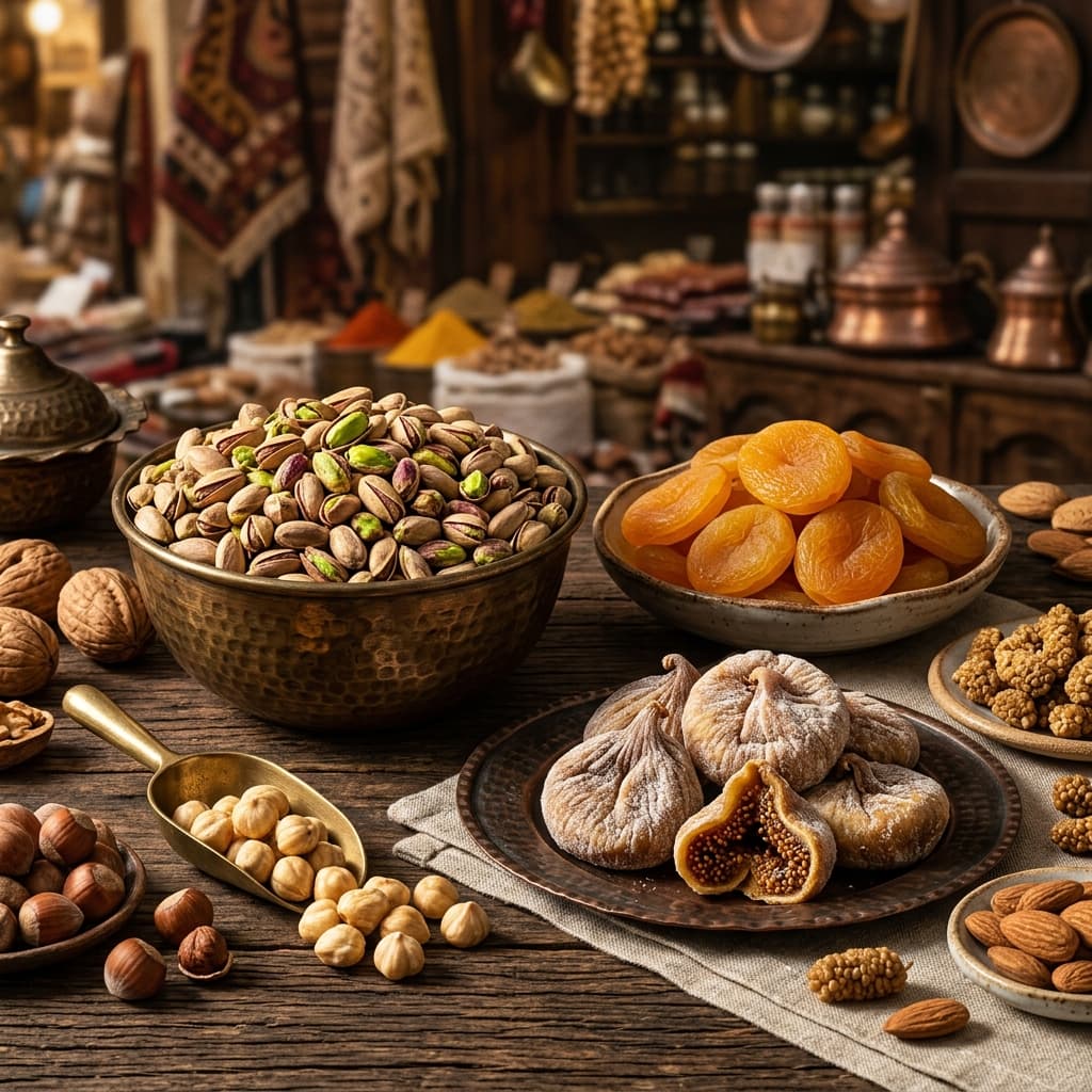 Anatolische Nüsse & Trockenfrüchte (Kuruyemiş)