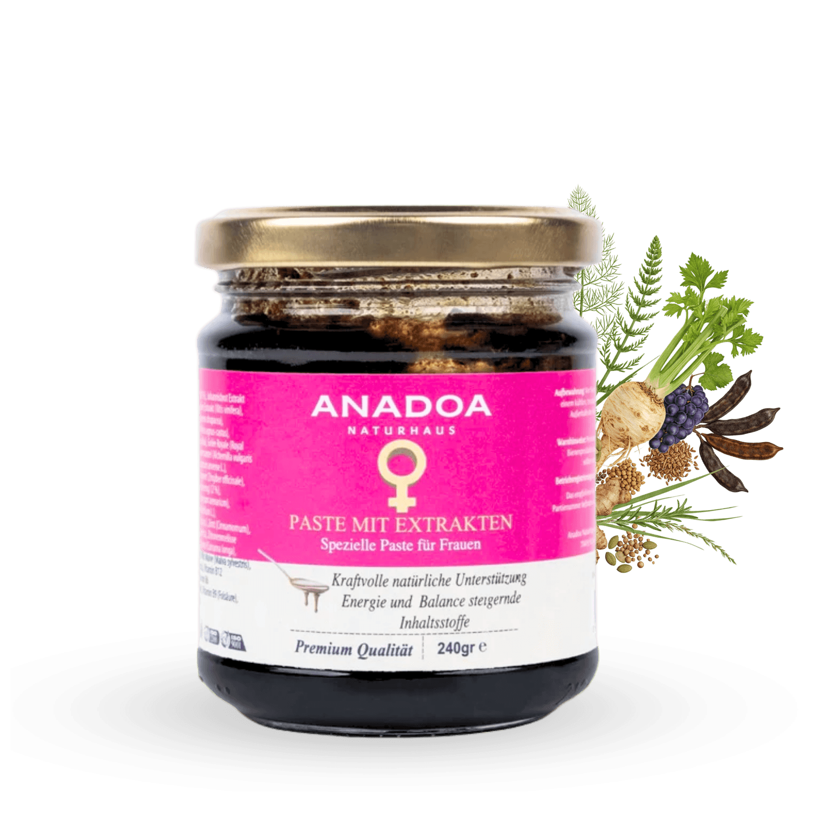 Anadoa Naturhaus Kräuterextrakt Paste für Frauen