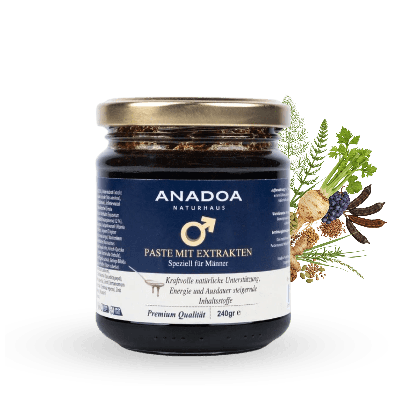 Anadoa Naturhaus Paste für Männer – Original Mesir Macunu
