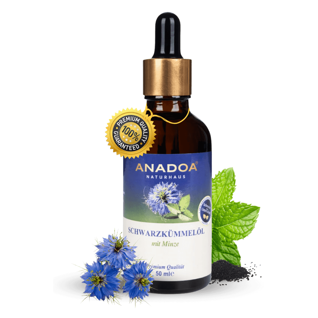 Anadoa Naturhaus Schwarzkümmelöl mit Minze