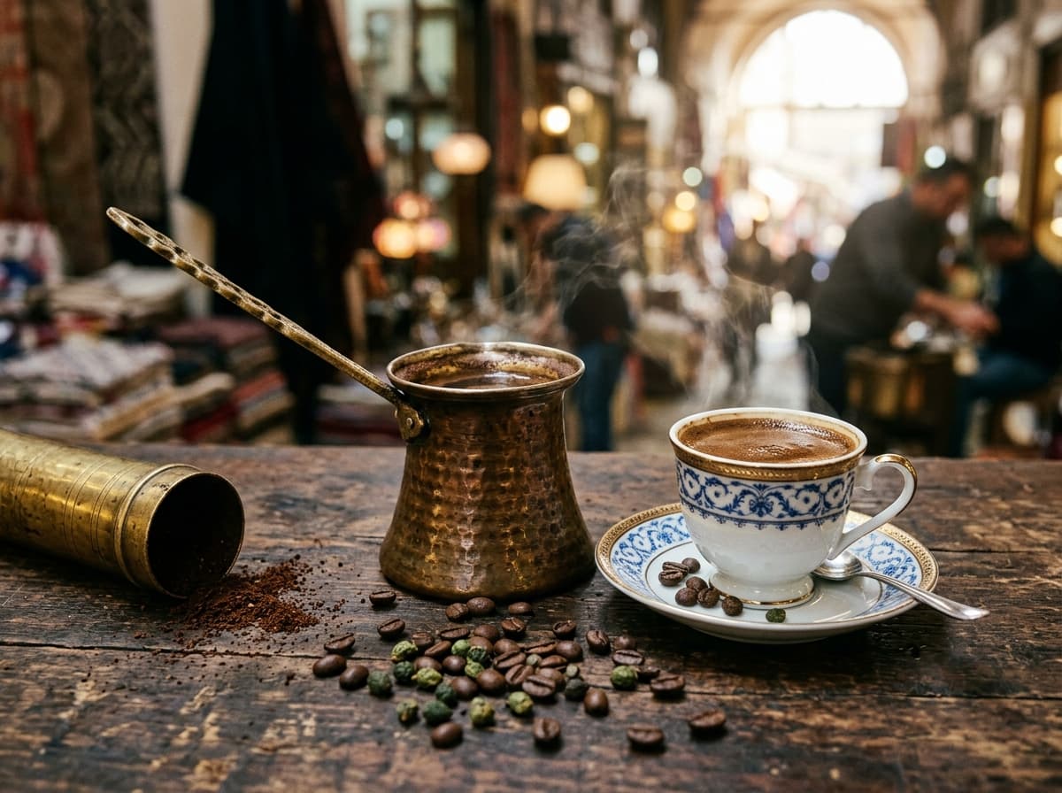 Traditioneller Türkischer Mokka & Basar-Kaffee