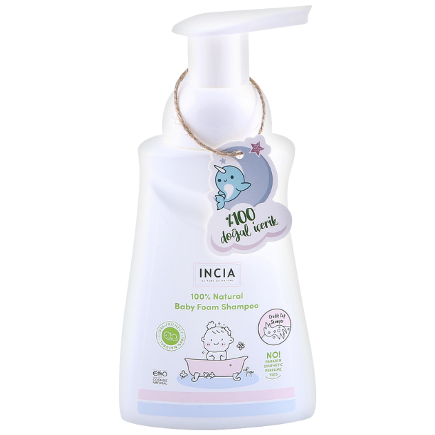Incia Natürliches Baby-Schaum-Shampoo